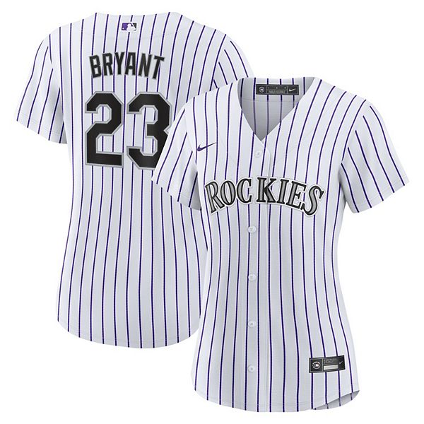 Men's Colorado Rockies Kris Bryant Purple Big & Tall Replica Player Jersey