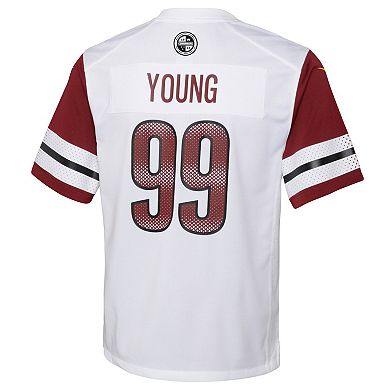 Youth Nike Chase Young White Washington Commanders Game Jersey