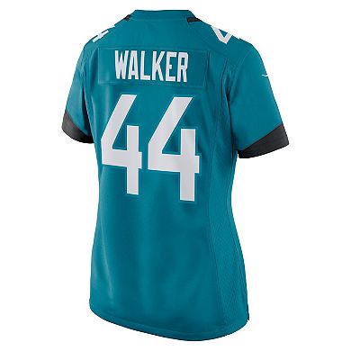 Women's Nike Travon Walker Teal Jacksonville Jaguars Player Jersey