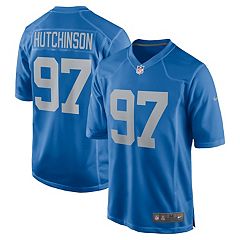 Men's Majestic Threads Aidan Hutchinson Black Detroit Lions