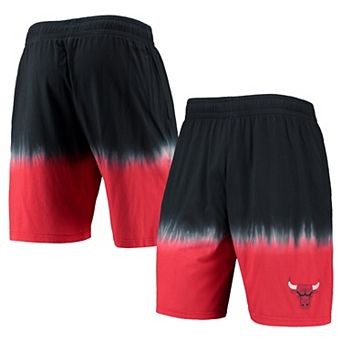Men's Mitchell & Ness Black/Red Chicago Bulls Hardwood Classic Authentic Shorts