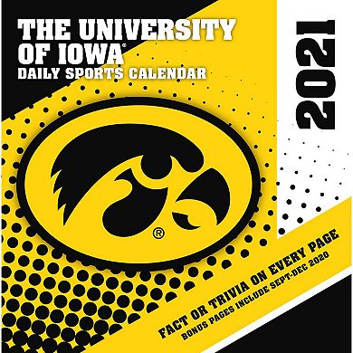 Iowa Hawkeyes 2021 Box Calendar