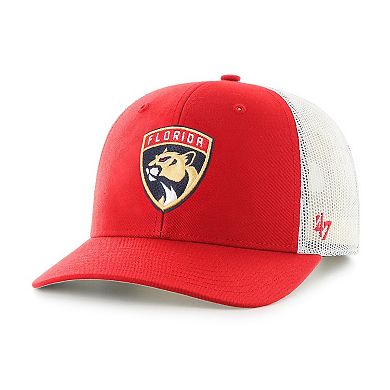 Men's '47 Red Florida Panthers Trawler Clean Up Trucker Adjustable Snapback Hat