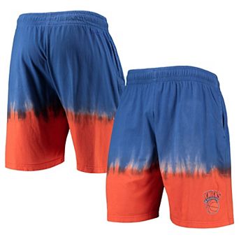 Men's Mitchell & Ness Blue/Orange New York Knicks Hardwood Classic Authentic Shorts