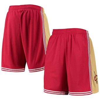 Men's Mitchell & Ness Wine Cleveland Cavaliers 2003-04 Hardwood Classics Swingman Shorts
