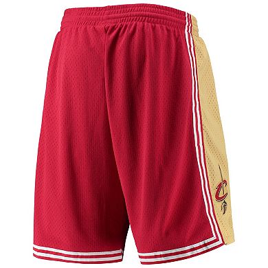 Men's Mitchell & Ness Wine Cleveland Cavaliers 2003-04 Hardwood Classics Swingman Shorts