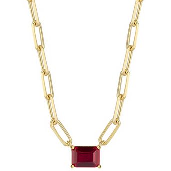 Sunkissed Sterling 14k Gold Over Silver Cubic Zirconia Pendant Necklace