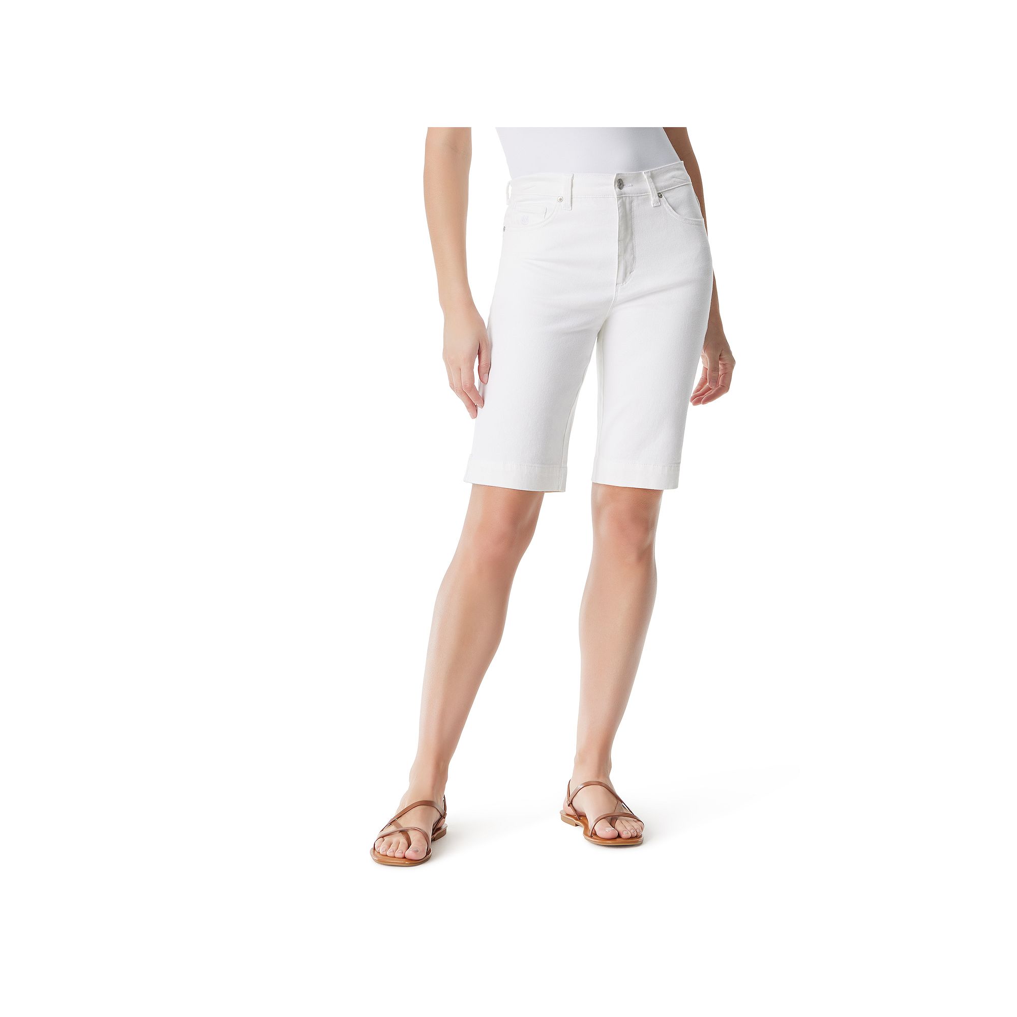 Petite Gloria Vanderbilt Amanda Bermuda Shorts, Womens, Size: 14 Petite, V