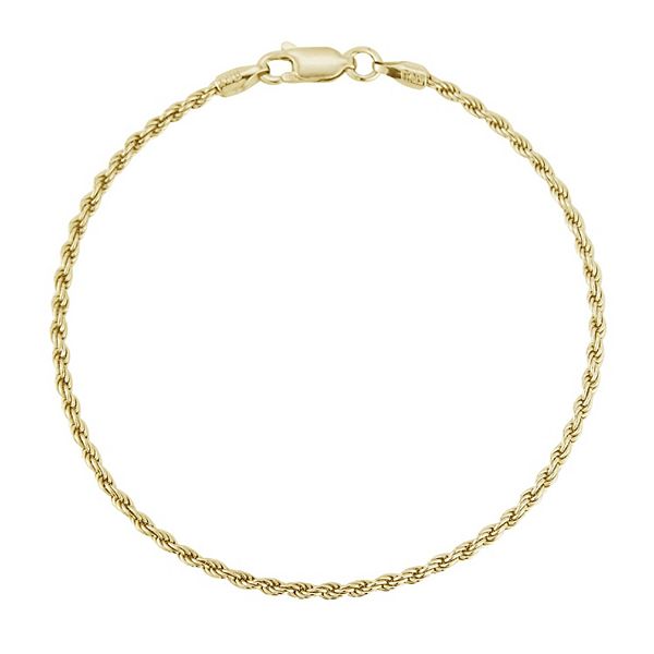 Sunkissed Sterling Rope Chain Anklet