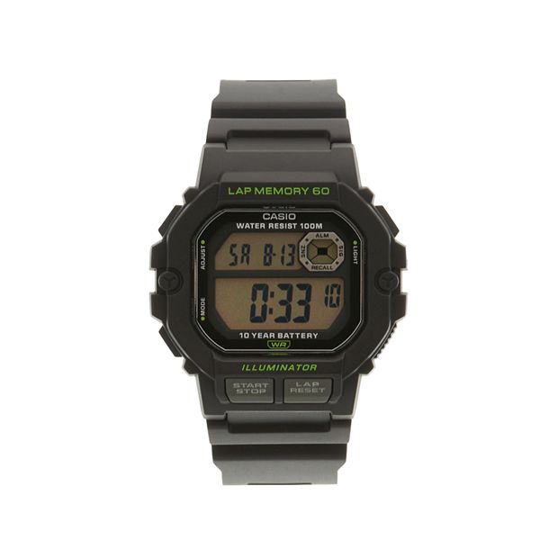 WS1400H-1AV | Black Digital Men's Sports Gear Watch | CASIO