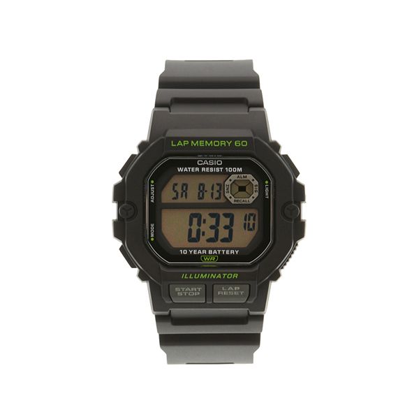 Casio Sports Gear Digital Runner's Watch - WS1400H-1AV
