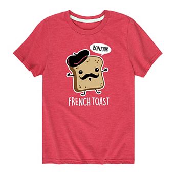 Boys 8-20 French Toast Bonjour Funny Graphic Tee