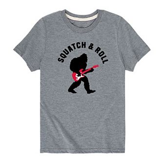 Boys 8-20 "Squatch And Roll" Big Foot Graphic Tee