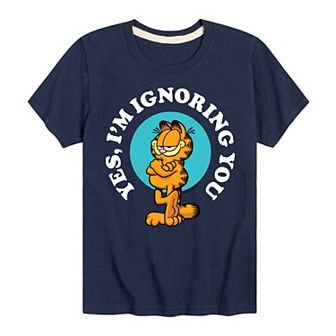 Boys 8-20 Garfield "Ignoring You Graphic" Tee