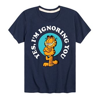 Boys 8-20 Garfield "Ignoring You Graphic" Tee