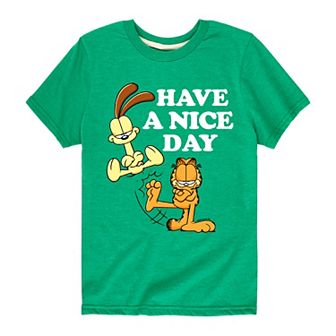 Boys 8-20 Garfield "Ask Me If I Care" Graphic Tee