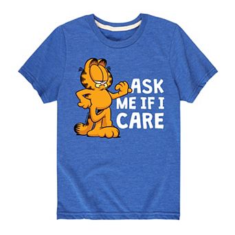 Boys 8-20 Garfield "Ask Me If I Care" Graphic Tee