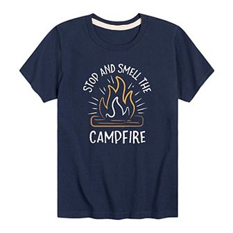 Boys 8-20 Stop And Smell The Campfire Graphic Tee