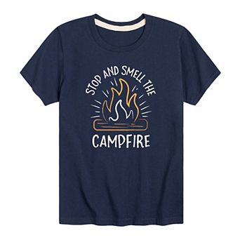 Boys 8-20 Stop And Smell The Campfire Graphic Tee