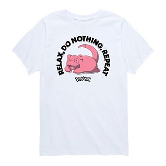 Boys 8-20 Pokemon Slowpoke Relax Graphic Tee