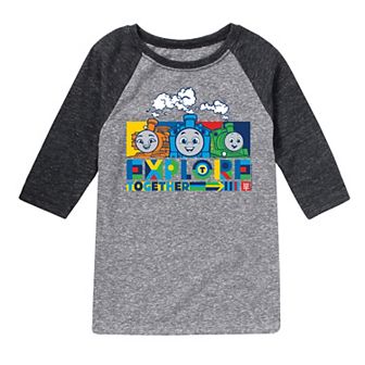 Boys 8-20 Thomas And Friends Explore Raglan Graphic Tee