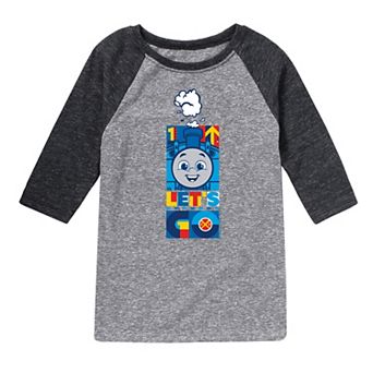 Boys 8-20 Thomas And Friends "Let's Go" Raglan Graphic Tee