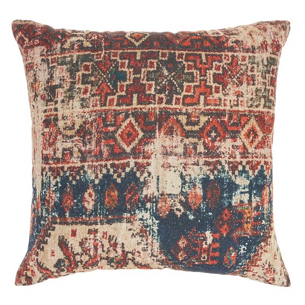 Nicole Curtis Persian Print Indoor Throw Pillow