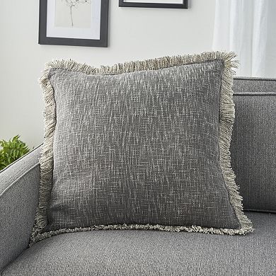 Nicole Curtis Printed Stonewash Indoor Throw Pillow