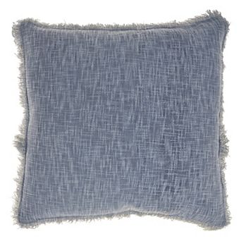 Nicole Curtis Printed Stonewash Indoor Throw Pillow