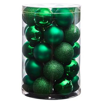 nearly natural 30 Count 2.5" Shatterproof Ornament Set