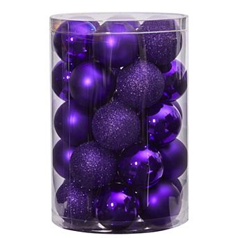 nearly natural 30 Count 2.5" Shatterproof Ornament Set