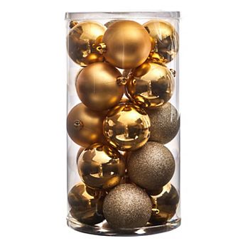 nearly natural 20 Count 3" Shatterproof Ornament Set