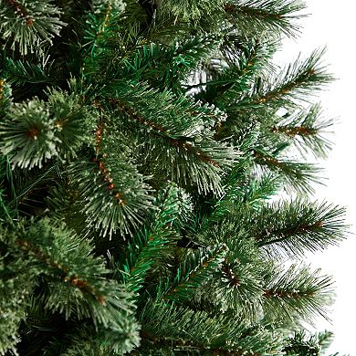 nearly natural 10-ft. Wisconsin Slim Snow Tip Pine Artificial Christmas Tree