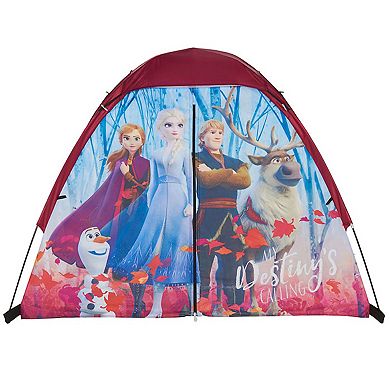Exxel Outdoors Disney Frozen 2 Kids 4 Piece Camping Set with Tent & Sleeping Bag
