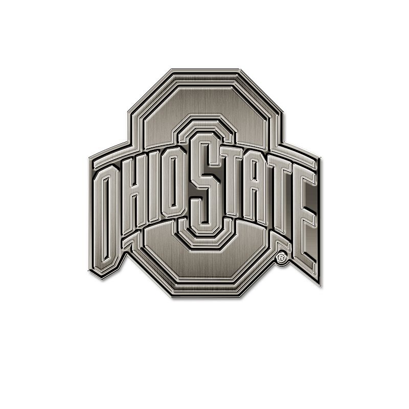Ohio State Buckeyes Antique Auto Emblem, Multicolor