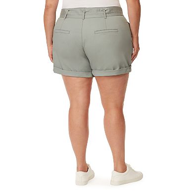 Plus Size Gloria Vanderbilt Straight-Leg Vacation Shorts