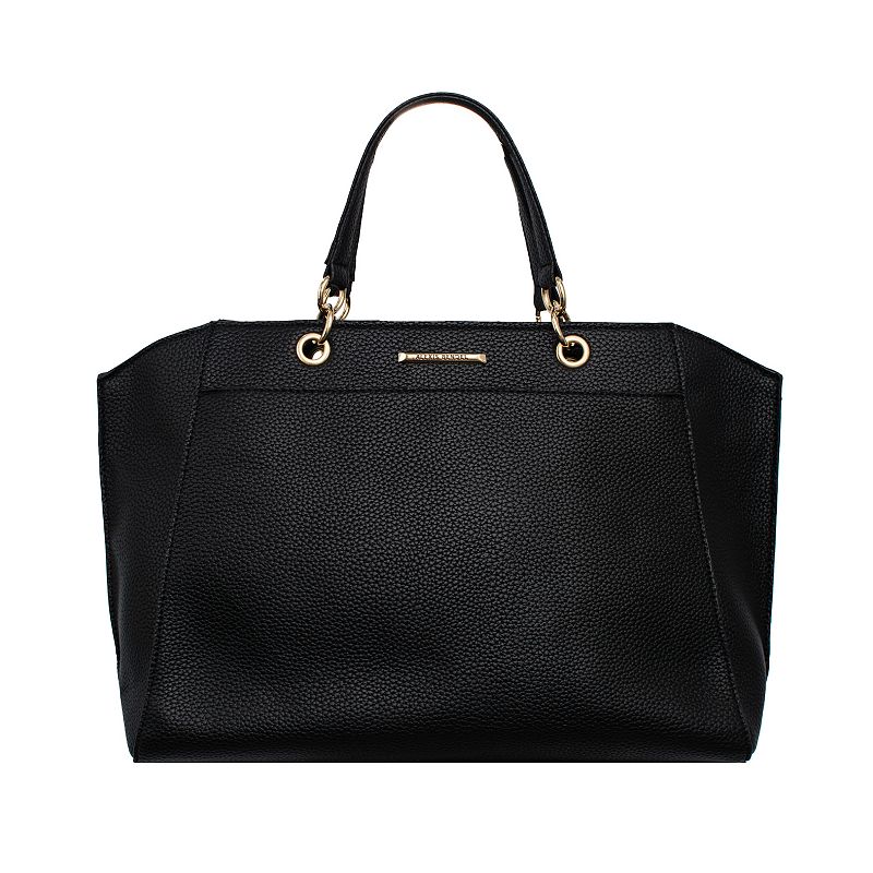 Alexis Bendel East/West Womens Wide Crossbody Handbag, Black