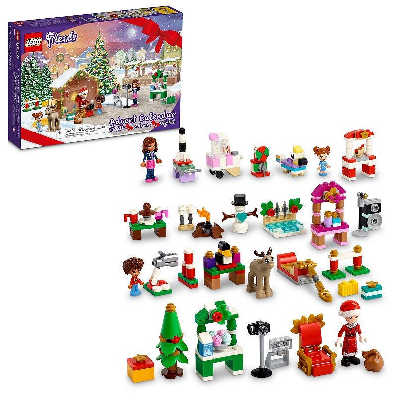 LEGO Friends Advent Calendar 41706 Building Kit (312 Pieces), Multicolor