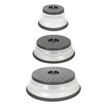 Tovolo 3 pc Collapsible Microwave Cover Set