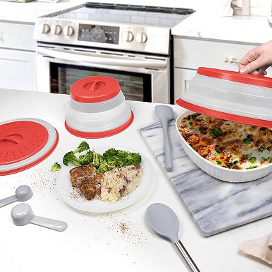 Tovolo 3-pc. Collapsible Microwave Cover Set