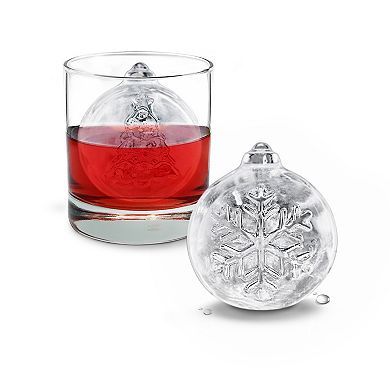 Tovolo Tree & Snowflake Craft Ice Mold Set