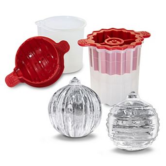 Tovolo Dots & Stripes Ornament Ice Mold Set