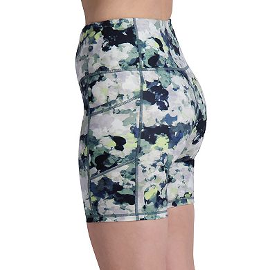 Women's Gaiam High-Waisted Bike Shorts with Pockets
