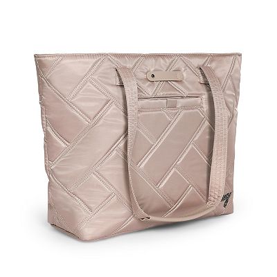VUNQUE | 正規品/関税送料込み Perfec Grab Tote S Light Taupe Wholesale Large Non Woven Reusable Tote Bags w/ Zipper Closure