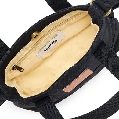 Sonoma Goods For Life® Camden Canvas Mini Crossbody Bag