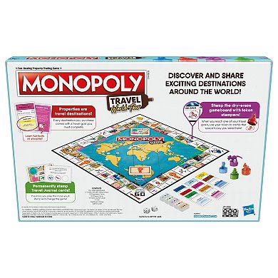 Monopoly Travel World Tour Board Game by Hasbro