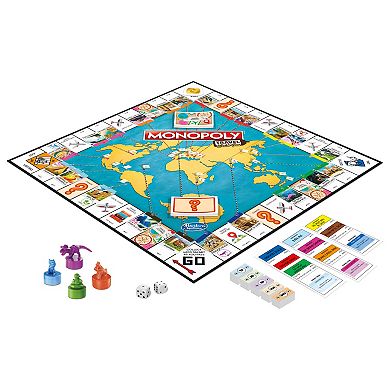 Monopoly Travel World Tour Board Game by Hasbro
