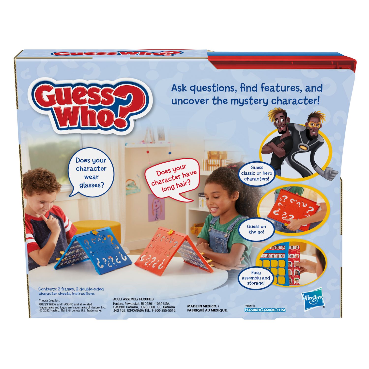 Hasbro Guess Who? Guessing Game - A Classic Board Game For All The Family