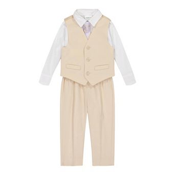 Baby & Toddler Boy Van Heusen Vest, Shirt, Tie & Pants Set