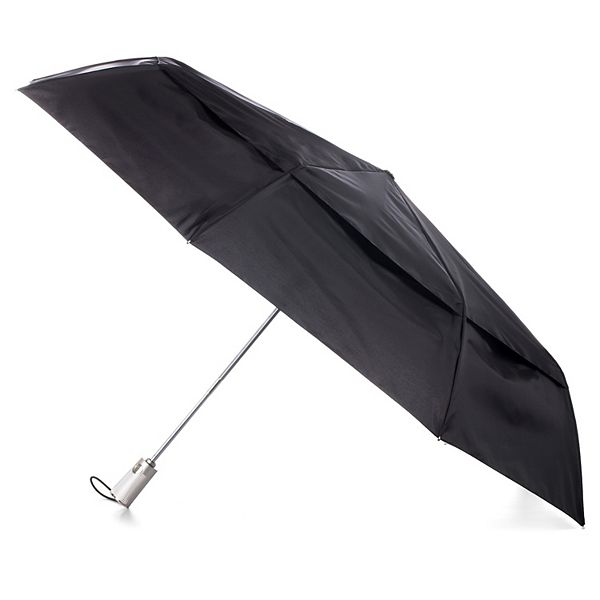 totes Auto Open & Close Vented Folding Umbrella